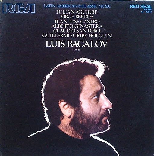 Latin American's Classic Music. Luis Bacalov pianoforte