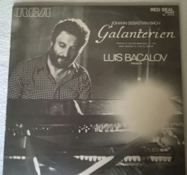 Galanterien. Johann Sebastian Bach Luis Bacalov pianoforte